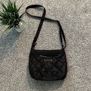 Vera Bradley black hobo 11 1/2 x 9 1/2